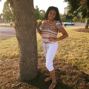 Crèmieux blouse summer print